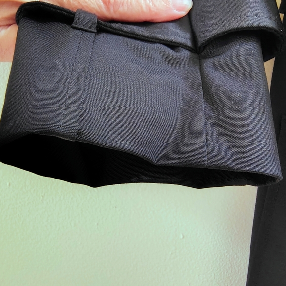 New York & Company Black Belted Trench Coat | Size Small - Picture 8 of 9